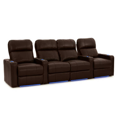 Leather home theater row seating latitude run upholstery sale